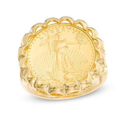 liberty coin ring