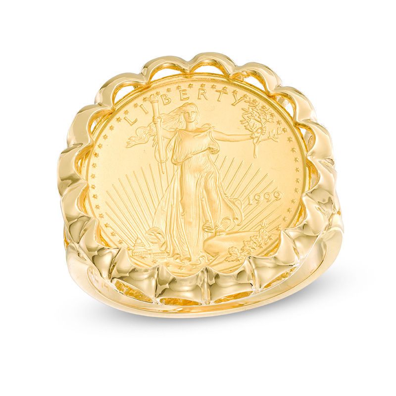 Salvador Dali For Piaget 'Dalí d'Or' 22K Gold Coin Ring in 18K Gold Se –  ASSAY