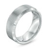 Thumbnail Image 1 of Men's 8.0mm Satin Comfort Fit Wedding Band in Tantalum - Size 10