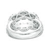 Thumbnail Image 3 of 3 CT. T.W. Oval Certified Diamond Double Frame Past Present Future® Engagement Ring in 14K White Gold