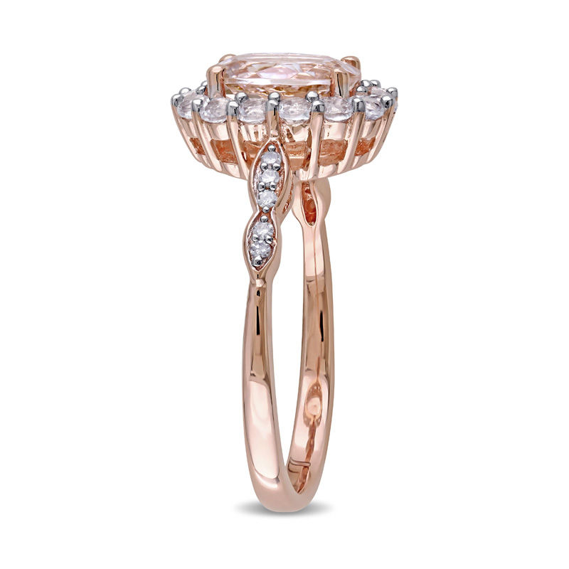 Zales oval morganite ring cheap