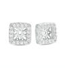 Thumbnail Image 0 of 1/3 CT. T.W. Diamond Square Frame Earring Jackets in 10K White Gold