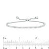 Thumbnail Image 1 of 1 CT. T.W. Diamond Tennis Bolo Bracelet in 10K White Gold - 9.5"