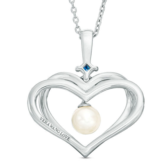 Vera wang necklace heart discount
