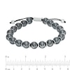 Thumbnail Image 3 of 10.0mm Black Hematite Beaded Bolo Bracelet in Sterling Silver - 8.5"