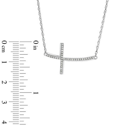 1/10 CT. T.W. Diamond Sideways Curved 
