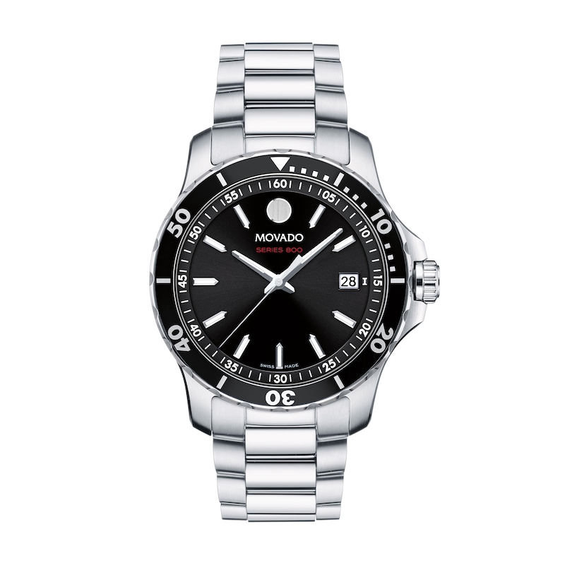 Main Image 1 of Men's Movado Series 800® Performance Steel™ Watch with Black Dial (Model: 2600135)