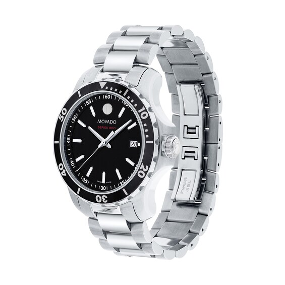 Men's Movado Series 800Â® Performance Steelâ¢ Watch with Black Dial (Model: 2600135)