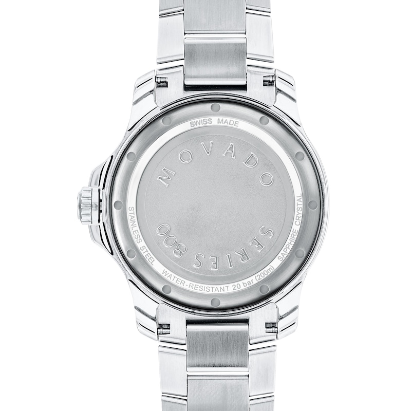 Main Image 3 of Men's Movado Series 800® Performance Steel™ Watch with Black Dial (Model: 2600135)