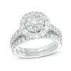 Thumbnail Image 1 of 1-3/4 CT. T.W. Composite Diamond Frame Bridal Set in 10K White Gold
