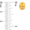 Thumbnail Image 2 of Oval Citrine Solitaire Stud Earrings in 10K Gold