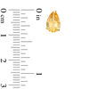 Thumbnail Image 2 of Pear-Shaped Citrine Solitaire Stud Earrings in 10K Gold