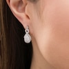 Thumbnail Image 1 of 1 CT. T.W. Composite Diamond Pear-Shaped Drop Earrings in 10K White Gold