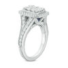 Thumbnail Image 2 of Vera Wang Love Collection 1-1/2 CT. T.W. Composite Diamond Rectangle Frame Engagement Ring in 14K White Gold