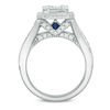 Thumbnail Image 2 of Vera Wang Love Collection 1-1/2 CT. T.W. Composite Diamond Rectangle Frame Engagement Ring in 14K White Gold