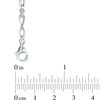 Thumbnail Image 2 of Oval Amethyst Infinity Link Bracelet in Sterling Silver - 7.25"