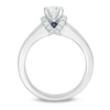 Thumbnail Image 3 of Vera Wang Love Collection 5/8 CT. T.W. Diamond Solitaire Collar Engagement Ring in 14K White Gold