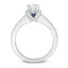 Thumbnail Image 2 of Vera Wang Love Collection 5/8 CT. T.W. Diamond Solitaire Collar Engagement Ring in 14K White Gold