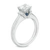 Thumbnail Image 3 of Vera Wang Love Collection 1-1/10 CT. T.W. Diamond Solitaire Collar Engagement Ring in 14K White Gold