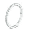 Thumbnail Image 2 of Love's Destiny by Zales 1/4 CT. T.W. Certified Diamond Wedding Band in 14K White Gold (I/I1)