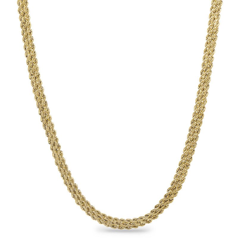 Made in Italy 5.8mm Triple Rope Chain Necklace in 14K Gold - 18