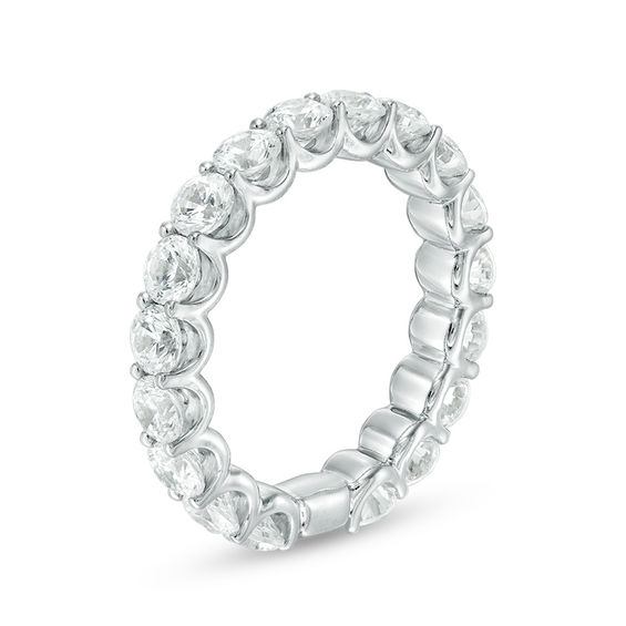 3 CT. T.w. Diamond Eternity Band in 14K White Gold