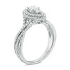 Thumbnail Image 2 of 1 CT. T.W. Diamond Double Marquise Frame Twist Engagement Ring in 14K White Gold