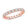 2 CT. T.w. Diamond 3.0mm Eternity Band In 14K Rose Gold