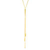 Thumbnail Image 0 of Triple Strand Bar "Y" Necklace in 10K Gold