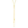 Thumbnail Image 1 of Triple Strand Bar "Y" Necklace in 10K Gold