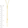 Thumbnail Image 2 of Triple Strand Bar "Y" Necklace in 10K Gold