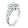 Thumbnail Image 2 of Vera Wang Love Collection 1 CT. T.W. Composite Diamond Octagonal Vintage Style Engagement Ring in 14K White Gold