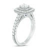 Thumbnail Image 2 of Vera Wang Love Collection 1-1/2 CT. T.W. Diamond Cushion Frame Engagement Ring in 14K White Gold