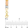 Thumbnail Image 2 of "S" Stampato Bracelet in 10K Tri-Tone Gold - 7.5"