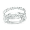 Thumbnail Image 0 of 1/2 CT. T.W. Diamond Cathedral Solitaire Enhancer in 14K White Gold