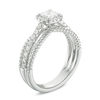 Thumbnail Image 2 of 3/4 CT. T.W. Princess-Cut Diamond Frame Rope Shank Engagement Ring in 14K White Gold