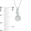 Thumbnail Image 2 of 1/3 CT. T.W. Composite Diamond Twist Pendant in 10K White Gold