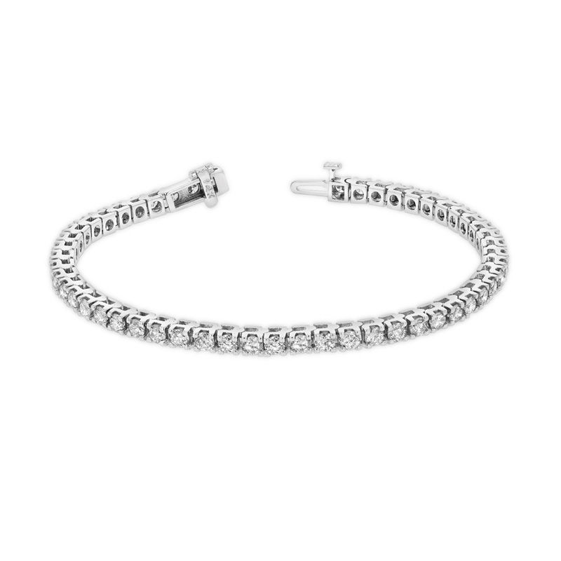 4 CT. T.W. Diamond Tennis Bracelet in 14K White Gold (I/I1)