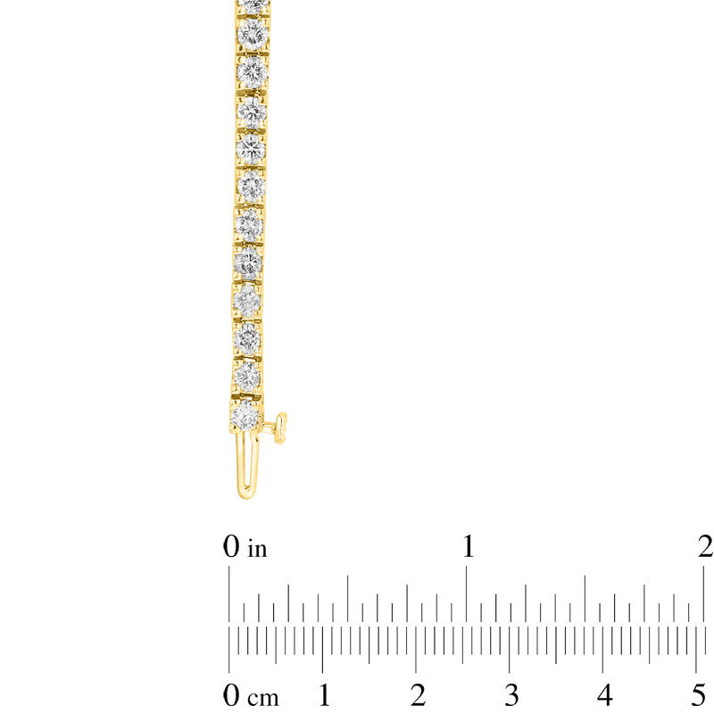 Main Image 3 of 4 CT. T.W. Diamond Tennis Bracelet in 14K Gold (I/I1)