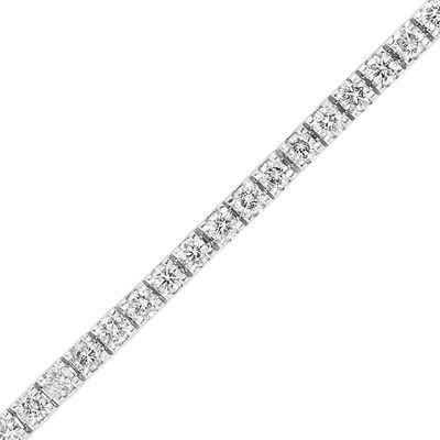 Details about   5 Ct Round Cut Diamond Tennis Bracelet 7.25" 14K White Gold Over