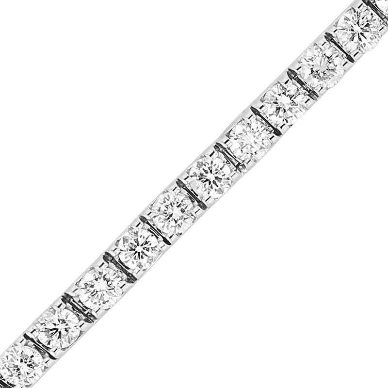 1.08 Carat Diamond Tennis Bracelet - 14K Yellow Gold 7