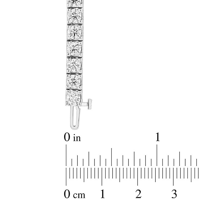 Main Image 3 of 12 CT. T.W. Diamond Tennis Bracelet in 14K White Gold (I/I1)