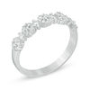 Thumbnail Image 1 of 1/2 CT. T.W. Diamond Flower Anniversary Band in 14K White Gold