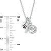 Thumbnail Image 2 of 1/10 CT. T.W. Diamond Dog Charm Pendant in Sterling Silver