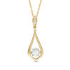 Thumbnail Image 1 of 1/6 CT. T.W. Diamond Teardrop Pendant in 10K Gold