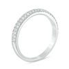 Thumbnail Image 2 of 1/3 CT. T.W. Diamond Double Row Anniversary Band in 14K White Gold