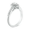 Thumbnail Image 2 of 1/2 CT. T.W. Oval Diamond Double Frame Engagement Ring in 14K White Gold