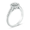 Thumbnail Image 2 of 1/2 CT. T.W. Diamond Double Frame Engagement Ring in 14K White Gold