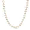 Thumbnail Image 0 of 5.0-5.5mm Freshwater Cultured Pearl Strand Necklace with Sterling Silver Clasp-23"