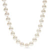 Thumbnail Image 1 of 7.0-7.5mm Freshwater Cultured Pearl Strand Necklace with Sterling Silver Clasp-23"